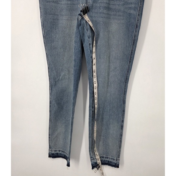 Judy Blue Mid Rise Rigid Magic Release Hem Size 7/28 Boyfriend Denim Jeans 88818 - Picture 4 of 9